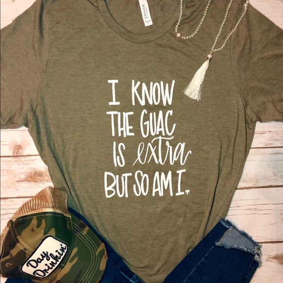 Fancy Little Foxes Tops - Guac Tee